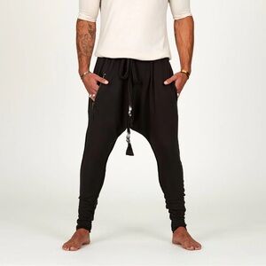 One Golden Thread - Tree Pants - Maroon Harem Pants - One Size Fits All